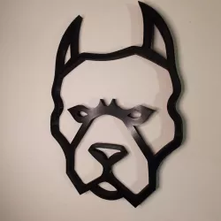Bad Dog 2D Sculpture
