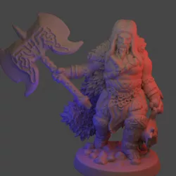 Barbarian with axe