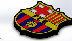 Barcelona Keychain