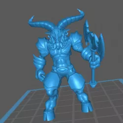 Beastman - Goat-Man - Warrior of Chaos