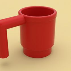 Life size lego online mug