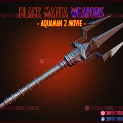 Black Manta Weapons - Aquaman Movie - DC Comics Cosplay