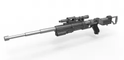 Blaster rifle A-180 from Star Wars