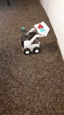 BOB CAT TOY WITH WIRELESS TRANSMITTER 8 CHANNELS WITH 4 JOINTS