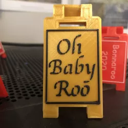 Bonnaroo Mini Floor Signs