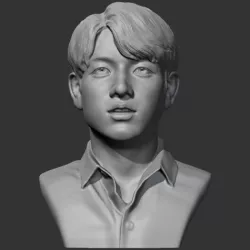 BTS JungKook 3D print model