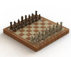 Chess Set (Spiral Theme)