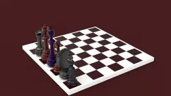 Complete 3D model of the chess available for 3D printing