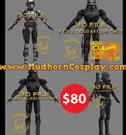 Cosplay Armor Pack - Bad Batch Armor - Star wars