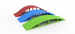 Cross Axle Bridge for diecast RC cars 1:10