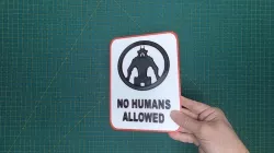 Custom 3D printed signs