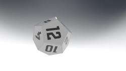 Dice D12 - 3D Model by Lerrmar