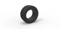 Diecast Mud grappler Nitto tire Scale 1 to 10