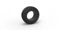Diecast Mud Trepador tire 2 Scale 1 to 10