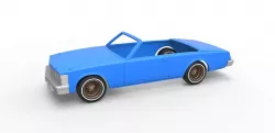 Diecast shell Cadillac Seville 1979 cabriolet 1:25