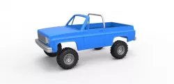 Diecast shell Chevrolet Blazer K5 1978 cabrio 1:25