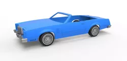 Diecast shell Ford Thunderbird 1979 cabrio 1:25