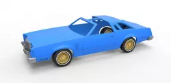 Diecast shell Ford Thunderbird T-Top 1979 1:25
