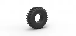Diecast SHERP tire Scale 1 to 25