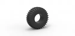 Diecast Trom tire Scale 1 to 25