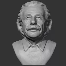 Einstein 3D print model