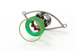 eye iris diaphragm pendant