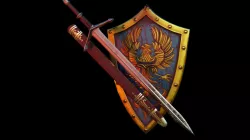 Faraam Knight Shield and Sword from Dark Souls 3D print model