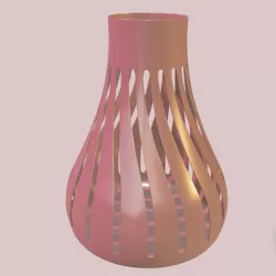 FENCY FLOWER VASE DECORATION PIECE 3D PRINT MODEL