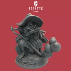 [FREE] Dwarf Mage - Bogatyr Printables