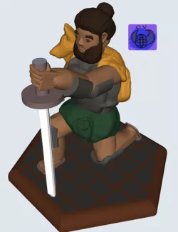 Kneeling Soldier DnD Mini