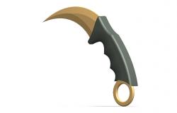 ▷ knife karambit 3d models 【 STLFinder 】