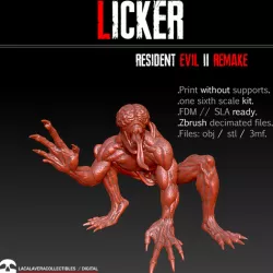 Licker RE 2 Remake one sixth scale