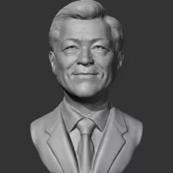 Moon Jae-in 3D print model