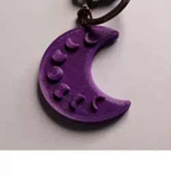 moon key chain