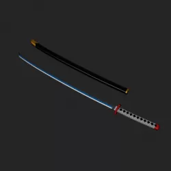 Nichirin Blade from Demon Slayer