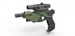 Pistol M70 from Space Above and Beyond TV series 1995