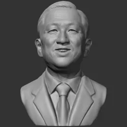 Roh Tae-woo 3D print model
