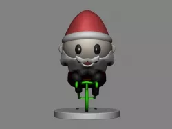 Santa Claus Bike Cute