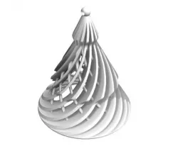 Spiral christmas tree