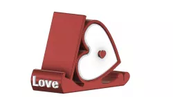 Standphone or Tablet Heart Love With Slipcase