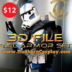 Star Wars Cosplay - Arc Trooper Phase 2 Armor + Blaster