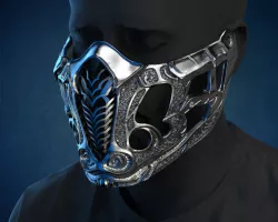 Sub Zero mask from Mortal Kombat 2021