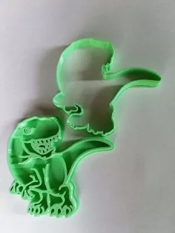 T rex cookie cutter and marker