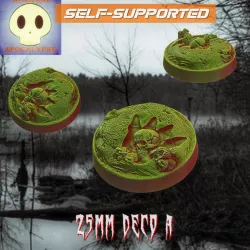 $1.20Creature footprint base (25mm Swamp base)