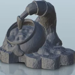 $1.50Cauldron - Dark age fantasy scenery terrain wargame Modern