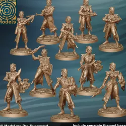 $10.00Dark Elf / Drow Guards - 32mm scale