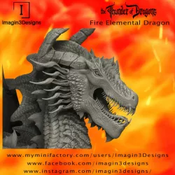 $10.00Dimintar'axix -The Maelstrom of Flames- The Fire Elemental Dragon