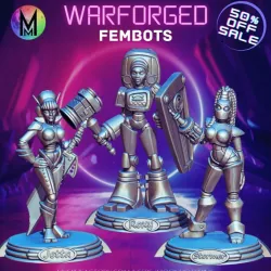 $10.00Fembot Warforged Set