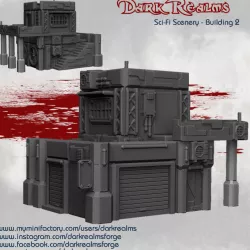 $10.95Dark Realms Sci-Fi Scenery - Building 2