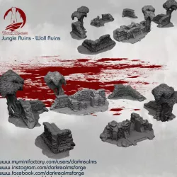 $11.95Dark Realms Jungle Ruins - Wall Ruins